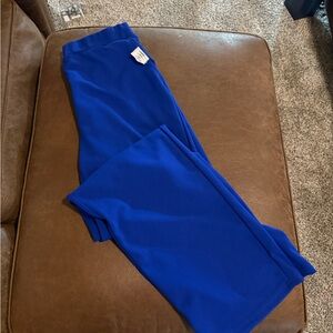 SHEIN Royal Blue Ruffled Top